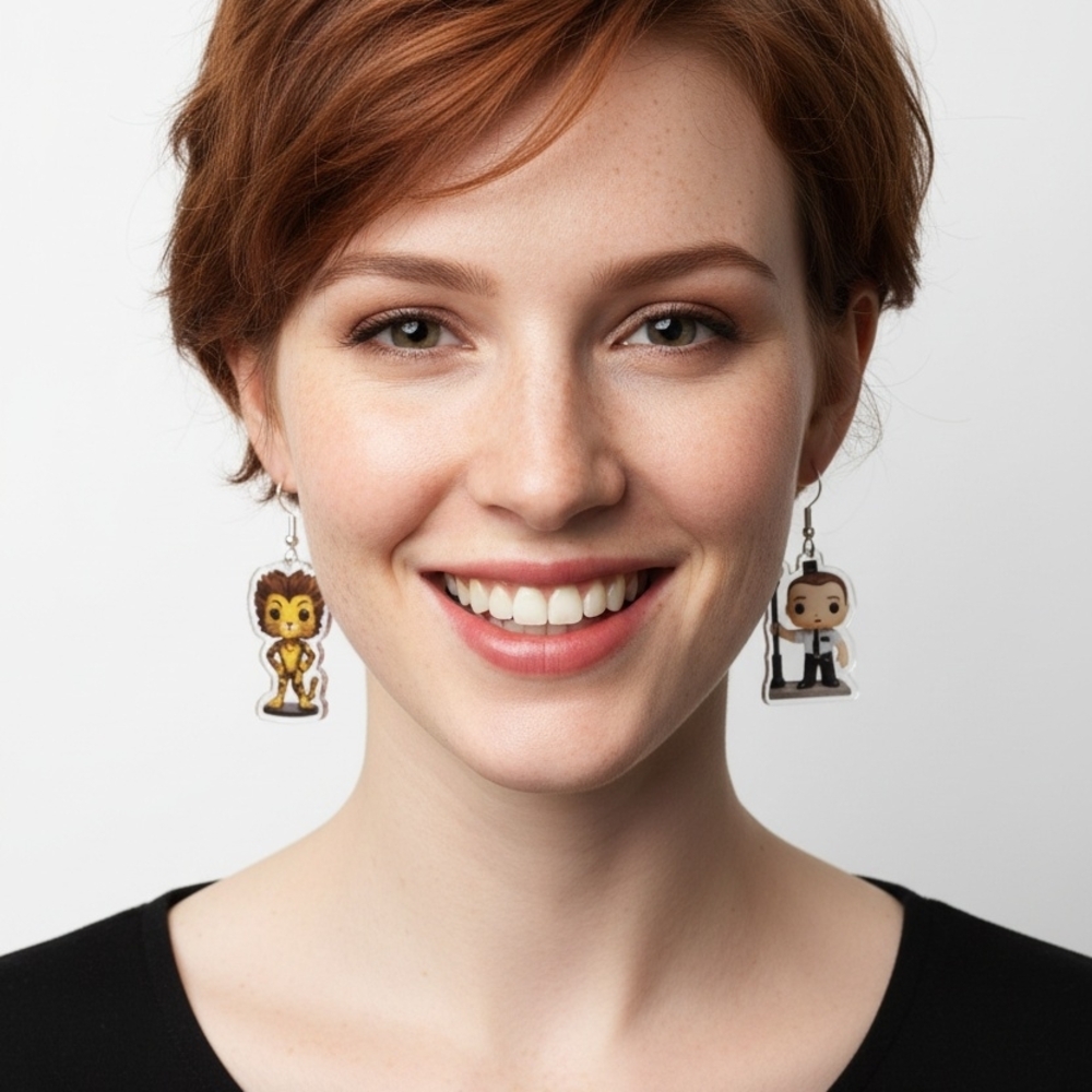Broadway Character Earrings Cats And Book Of Mormon